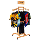 Tower Wooden Clothing Rack
